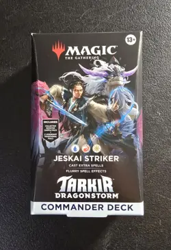 Jeskai Striker Commander Deck - Tarkir Dragonstorm TDC TDM - MTG Magic - Image 1