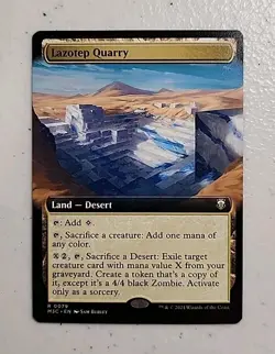 Lazotep Quarry (Extended Art) Commander: Modern Horizons 3 Regular MTG - Image 1