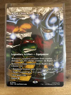 Raph's Jitte (Umezawa's Jitte) NM Teenage Mutant Ninja Turtles Mythic Rare PZA - Image 1