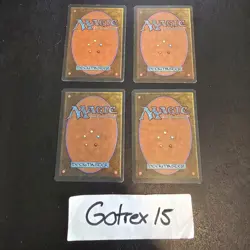 Red Elemental Blast Fourth Edition Regular Playset X4 LP MTG - Image 2