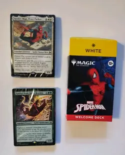 Magic The Gathering Spider-Man Welcome Decks SET of 5 BLACK/WHITE/GREEN/RED/BLUE - Image 5