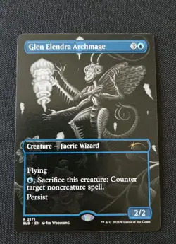 MTG - Glen Elendra Archmage - Secret Lair Drop - Near Mint Rare #2171 Non Foil - Image 1