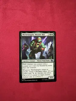 Michelangelo, Mutant BFF - Teenage Mutant Ninja Turtles TMT MTG Magic #120 - Image 1