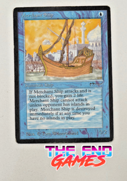 MTG - 1993 - Arabian Nights - Merchant Ship Heavy Play HOT SALE! - Image 1