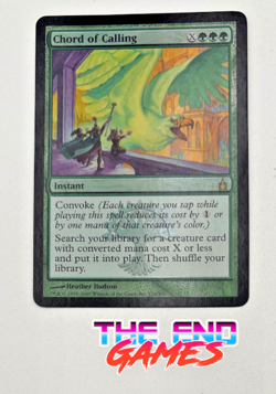 MTG Chord of Calling 156/306 Rare Ravnica: City of Guilds Foil Heavy Play SALE! - Image 1