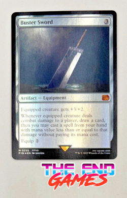 MTG Buster Sword FOIL (255/764) Final Fantasy NM HOT SALE! - Image 1
