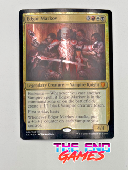 MTG Edgar Markov Foil Mythic Commander 036/309 Magic The Gathering Moderate Play - Image 1