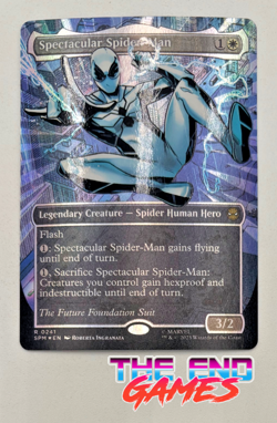 MTG Spectacular Spider-Man (0241) Borderless Textured Foil NM HOT SALE! - Image 1