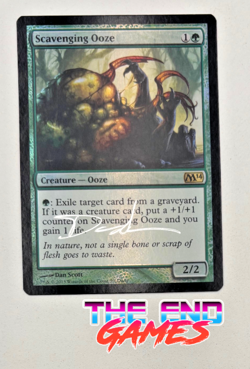 Scavenging Ooze - Foil - 3 - Core Set 2014 (M14) (MEDIA) MTG Artist Signed - Image 1