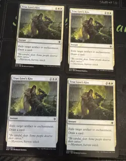 True Love's Kiss X4 Throne of Eldraine Magic the Gathering MTG - Image 1