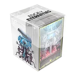 MTG Edge of Eternities 100ct Deck Protector Sleeves in Clear Box Commander A - Image 1