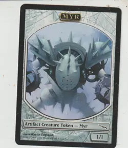 x1 card Players Rewards Myr Token MTG MAGIC EX-NM - Image 1