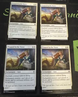 Trapped in the Tower X4 Throne of Eldraine Magic the Gathering MTG - Image 1