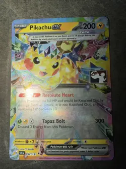 Pikachu ex 057/191 Prize Pack Series Cards Holo - Image 1