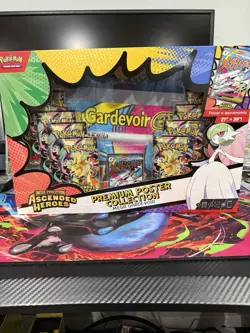 Pokemon TCG Ascended Heroes Premium Poster Collection Mega Gardevoir - Image 1