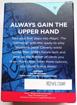 MAGIC THE GATHERING NYCC 2025 SPIDER-MAN WELCOME BLUE DECK NEW SPIDERMAN 2099 - Image 2