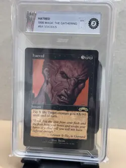 Hatred Exodus MTG Slabbed And Preserved - Image 1
