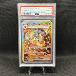 Pokemon 2025 Flareon EX Prismatic Evolutions Sir 146/131 PSA 8 - Image 1