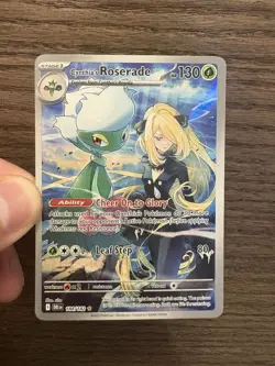 Pokemon TCG Cynthia's Roserade 184/182 Sv10: Destined Rivals Pack Fresh NM Mint - Image 1