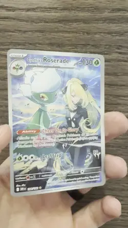 Pokemon TCG Cynthia's Roserade 184/182 Sv10: Destined Rivals Pack Fresh NM Mint - Image 2