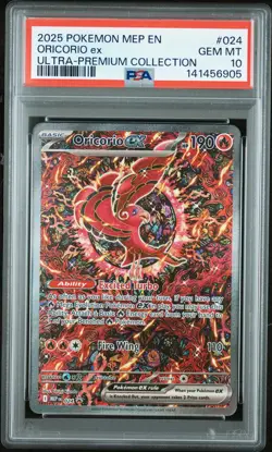 2025 Pokemon MEP Ultra-Premium Col Promo Oricorio ex 24 PSA 10 - Image 1