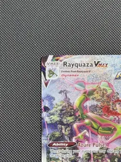 Pokemon Rayquaza VMAX 218/203 Evolving Skies Secret Rare Holo Alt Art - Image 5