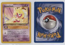 Smoochum 1st Ed. Pokemon Neo Revelation #54 2001 - Image 3
