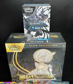 Pokemon TCG Mega Evolution Elite Trainer Box, Black Bolt Booster Bundle +8 Packs - Image 2