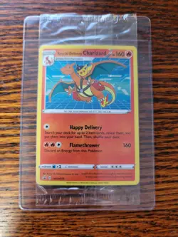 Pokemon TCG Special Delivery Charizard SWSH075 Holo Black Star Promo Sealed - Image 1