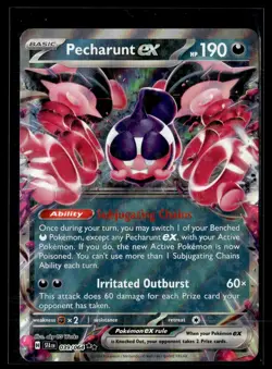 Pokemon TCG SV: Shrouded Fable #039/064 Pecharunt ex - Image 1