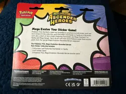 Pokemon Mega Evolution Ascended Heroes 3Pack Tech Sticker Collection Charmander - Image 2
