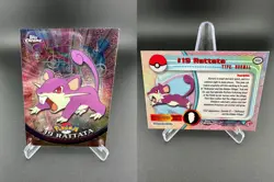 Rattata #19 Holo Topps Chrome Trading Cards Series 1 Pokemon NM - Image 3