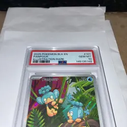 PANPOUR ILLUSTRATION RARE POKEMON HOLO BLACK BOLT PSA 10 GEM MT 101/86 2025 - Image 5