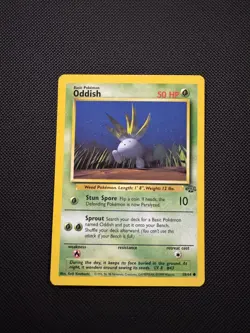 Oddish 58/64 Pokemon Jungle Common NM - Image 1