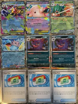 Pokemon Perfect Order 23 Card Lot - Full Art, Mega Ex, Gengar, Poke Pad NM - Image 2