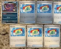 Pokemon Perfect Order 23 Card Lot - Full Art, Mega Ex, Gengar, Poke Pad NM - Image 3