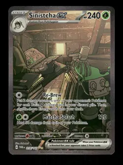 Pokemon Sinistcha ex Special Illustration Rare SV06: Twilight Masquerade 210/167 - Image 1
