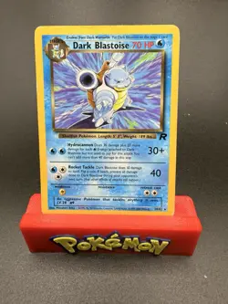 Pokemon Dark Blastoise 20/82 Team Rocket Unlimited Rare Regular 70 HP Card - Image 1