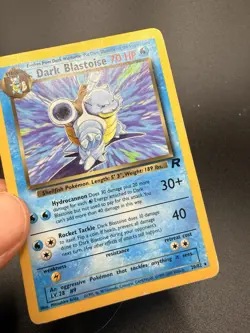 Pokemon Dark Blastoise 20/82 Team Rocket Unlimited Rare Regular 70 HP Card - Image 2