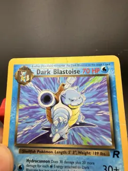 Pokemon Dark Blastoise 20/82 Team Rocket Unlimited Rare Regular 70 HP Card - Image 3