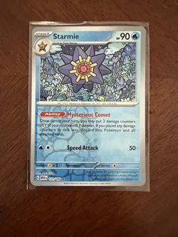 Starmie 121/165 Reverse Holo Pokemon Scarlet & Violet 151 NM English - Image 1