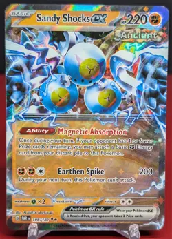 Pokemon Sandy Shocks ex #108/182 Englis Paradox Rift Double Rare - Image 1