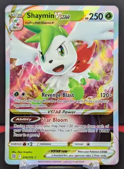 Pokemon Shaymin VSTAR #014/172 English Brilliant Stars Ultra Rare - Image 1