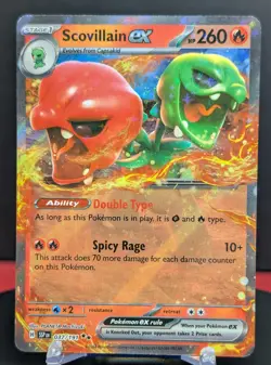 Pokemon Scovillain ex #037/191 English Surging Sparks Double Rare - Image 1
