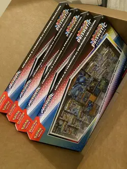 Pokemon Prismatic Evolutions Lucario EX Tyranitar EX Premium Collection LOT OF 4 - Image 1