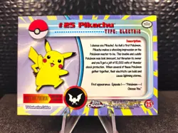 2000 Topps Chrome Pokemon: Pikachu #25 - Image 2