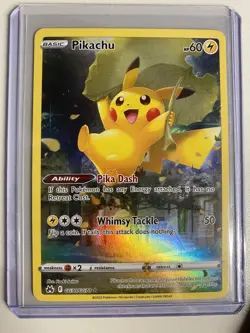 Pikachu GG30/GG70 Holo Crown Zenith Galarian Gallery Pokemon NM - Image 1