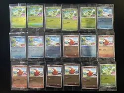 2025 Pokemon TCG S-CHN PROMO 118/SV-P Sprigatito Quaxly Holo Sealed Lot*18 FN45 - Image 1