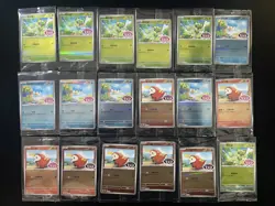 2025 Pokemon TCG S-CHN PROMO 118/SV-P Sprigatito Quaxly Holo Sealed Lot*18 FN45 - Image 2