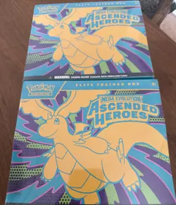 2 ETB Pokemon TCG Ascended Heroes Elite Trainer Box Mega Evolution Sealed New - Image 1